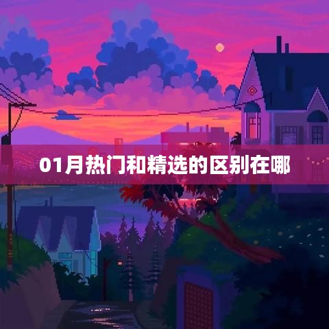 01月热门与精选差异解析