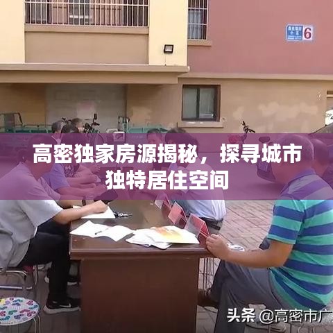 高密独家房源揭秘，探寻城市独特居住空间