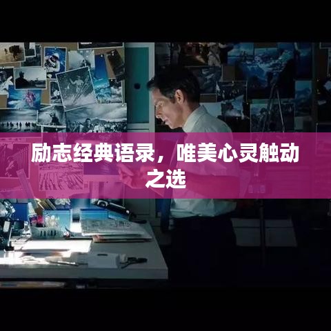 励志经典语录，唯美心灵触动之选