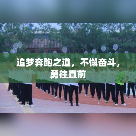 追梦奔跑之道，不懈奋斗，勇往直前