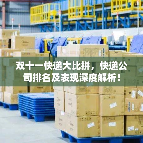 双十一快递大比拼，快递公司排名及表现深度解析！